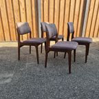 Vintage Eetkamerstoelen - Set Van 4 thumbnail 4