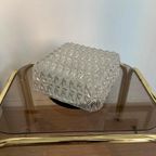 Vintage Plafonnière Vierkant Glas thumbnail 3