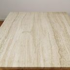 Vintage Mid Century Travertin Salontafel Koffietafel thumbnail 13