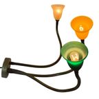 Rob Nollet - Deja Vu Nijmegen - Wall Mounted Lamp - Goosneck (triple) - Glass Shades, Dutch Design thumbnail 4