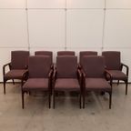 Set Van 8 Deense Teaken Armstoelen Prijs/set thumbnail 6