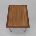 Side Table In Teak & Chrome 1960S thumbnail 6