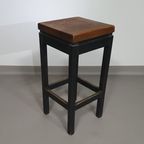3 X Oak Construction Stools 1960s thumbnail 18