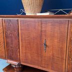 Vintage Dressoir, Art Deco Style, Wandkast, Sideboard, Kast thumbnail 5