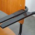 Set Van 12 Vintage Jaren ’60 Dutch Design Marko School/kantine/eetkamerstoelen Met Armleuningen thumbnail 13