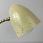 Vintage Bureaulamp - Geperforeerd Metaal, Cremekleurig thumbnail 2