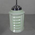 Art Deco Hanglamp Met Glazen Lampion Kap, Jaren 30 thumbnail 8