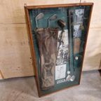 Vintage Vitrinekast Kijkkast Golf Golftas Sticks Vitrine thumbnail 9