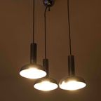 Mid-Century Vintage Hanglamp Luster In Chroom thumbnail 6