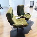 Set Van 2 Vintage 70'R Design Draaistoelen, Fauteuil. thumbnail 3
