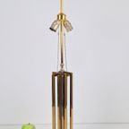 Vintage Tafellamp Willy Daro Regency Messing Chroom '80 Lamp thumbnail 6
