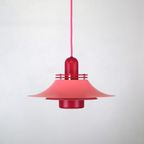 Geweldige Roze Gerestaureerde Deense Plafondlamp *** Deens Design *** Form Light *** Model 52401 thumbnail 5