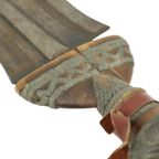 Vintage Kuba Ikul Metalen Ceremonieel Mes Kort Zwaard Congo thumbnail 13