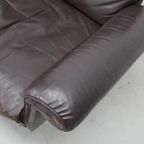 Vintage De Sede Ds-31 Draai Fauteuil In Bruin Leer thumbnail 8