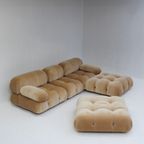 Camaleonda Sofa In Velvet By Mario Bellini For B&B Italia, Set Of 5 thumbnail 3