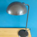 Vintage Stalen Bureaulamp Bruin thumbnail 2
