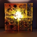 3 X Raak Coloured Glass Wall Sconces Lamps Willem Van Oyen. thumbnail 6