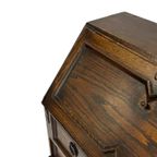 Antieke Secretaire Met Gedraaide Poten Jaren 50 Design thumbnail 7