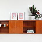 Vintage Modulaire Kast Teak | Dressoir Modulair Teak Fineer thumbnail 8