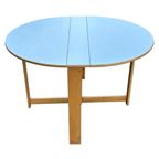 Vintage Ronde Scandinavische Opklapbare Eettafel Design thumbnail 17