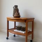 Vintage Deense Bijzettafel / Trolley Van Salling Stolefabrik thumbnail 7