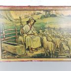 Schoolplaat - Herder Met Schapen thumbnail 3
