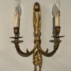 2X Wandlicht Regency Stijl Verguld Brons thumbnail 5