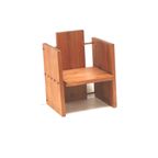 3X Zeer Zeldzame Modenistische Brutalist Fauteuil Ontworpen Door Architect Fritz Zeiger thumbnail 11