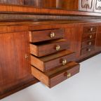 Spectacular Architectural Italian Mid-Century Cabinet From 1950’S thumbnail 23