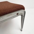 Zeldzame Fauteuil Met Voetenbank Toegeschreven Aan Gispen thumbnail 18