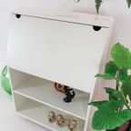 Vintage Eighties Secretaire Wit | Witte Kast Jaren 80 Bureau thumbnail 8