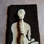 Vintage Wollen Wandkleed Smyrna Jaren 70 Muurkleed thumbnail 6