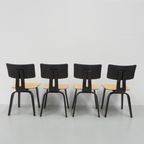 Set Van 4 Pastoe Berkenserie Br 02 Stoelen, Cees Braakman thumbnail 9