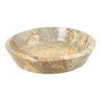 Prachtige Zware Grote Marmeren Fruitschaal Xl Natuursteen 40cm thumbnail 15