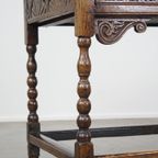 Zeer Mooie Antieke Engelse Eikenhouten Side Table/Haltafel Uit De 18E Eeuw Met Prachtig Gedetaill thumbnail 12