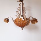 Art Nouveau Kroonluchter 1900 Frankrijk thumbnail 2