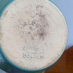 Vintage Turquoise Vaas - Gubbels Helden thumbnail 6
