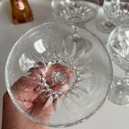 Set Van Negen Loodkristallen Champagne Coupes thumbnail 8