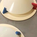 2 Vintage Ikea Memphis Milano Plafondlampen Wandlampen, Set thumbnail 14