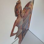 Groot Blikken Bord Jukebox Pinup Girl Metalen Ophangbord thumbnail 2