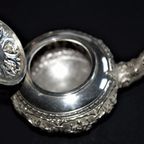 Antiek Sterling Zilveren India Madras Theeservies Anno 1906 thumbnail 13