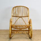 Rohe Noordwolde Vintage Rattan Schommel Stoel 23169 thumbnail 3