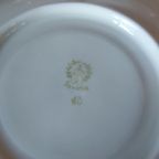 7 Delig Jaren 40 Servies Van <<<brand>>>, Heel Dun Porselein thumbnail 3