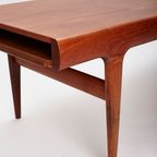 Extendable Coffee Table Designed By Johannes Andersen For Uldum Møbelfabrik, Denmark 1960’S. thumbnail 9