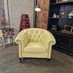 Chesterfield Club Chair Special - Ivoor thumbnail 2