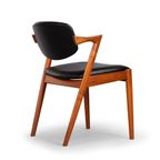 Reupholstered Z-Chair : No. 42 By Kai Kristiansen For Slagelse Mobelvaerk, 1960S, Set Of 6 thumbnail 15