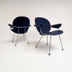 Donkerblauwe Kembo Fauteuil Van W.h. Gispen, Na 2000 thumbnail 2
