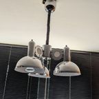 Mooie Vintage Chrome Space Age Hanglamp Van "Massive" Jaren 70S thumbnail 19