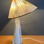 White Murano Glass Table Lamp, 1960S thumbnail 6