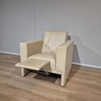 Leolux Trabacalo - Fauteuil - Crème - Leder - Design thumbnail 11